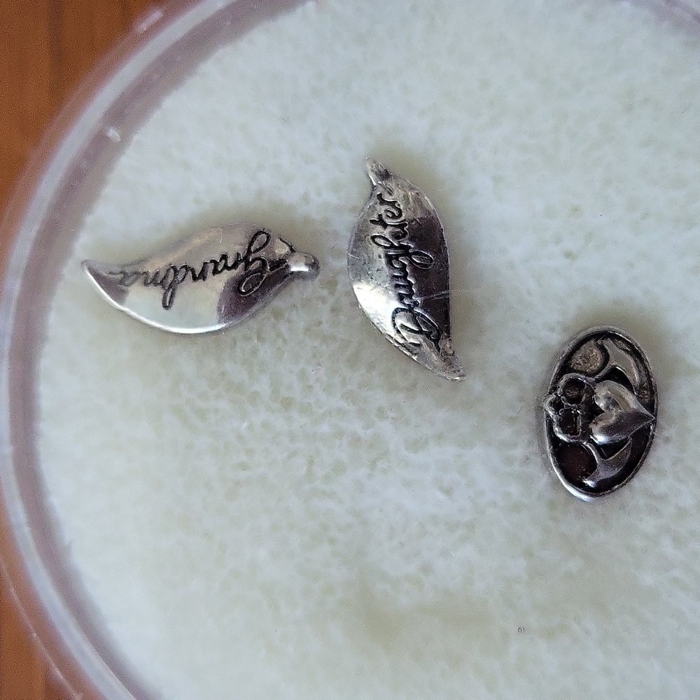 Origami Owl charm set of 3